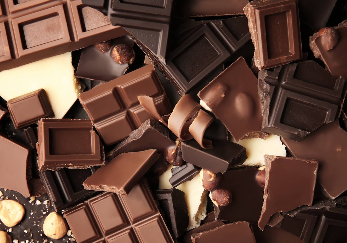 Variedades de chocolate.