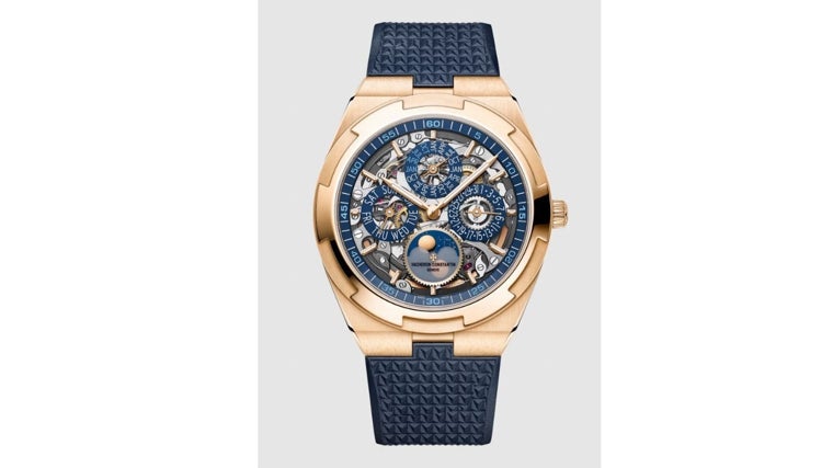 Overseas Perpetual Calendar Ultra-Thin Skeleton de Vacheron Constantin.